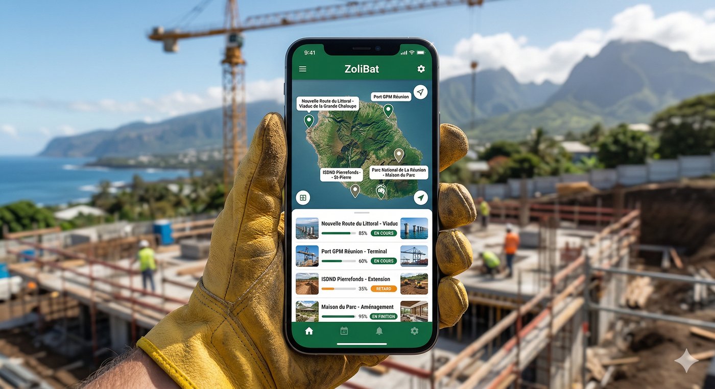 Pointage GPS chantier